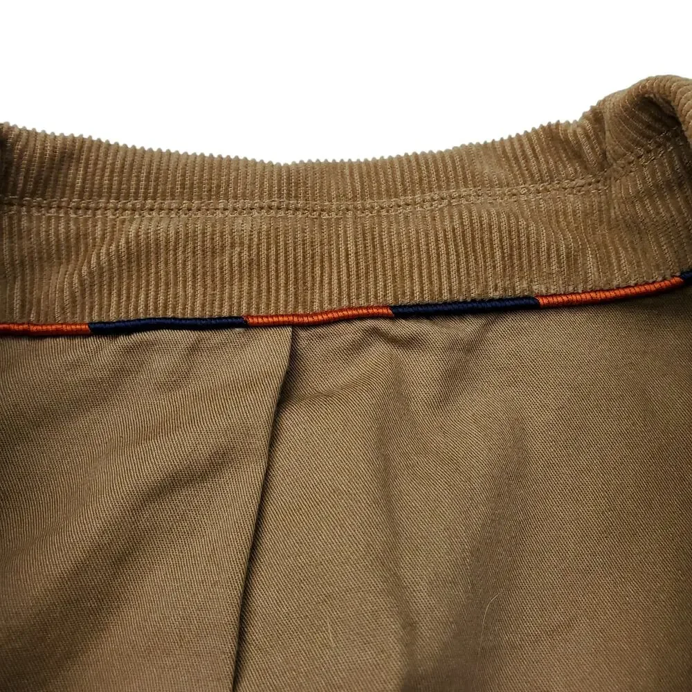 Vintage J Crew Brown Corduroy Blazer Ivy Prep Professor 3 Btn Sport Jacket Sz L